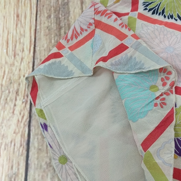 Trina Turk Strapless Bow Back Dress Floral Multicolor Sz 10 Bust 28" Length 31" - Picture 5 of 5